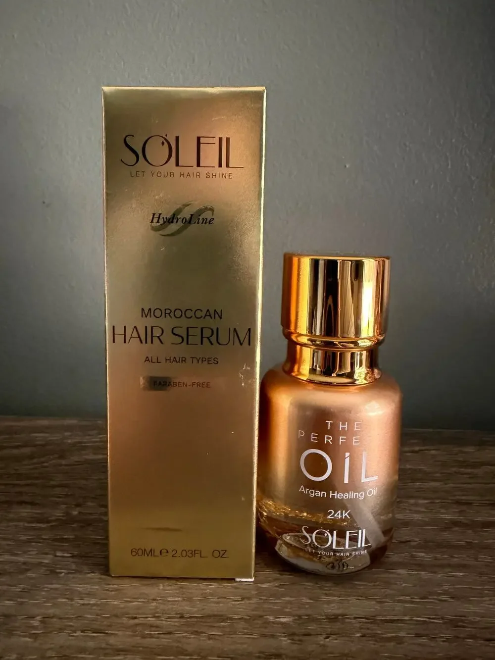 24K Argan Healing Oil + Moroccan Hair Serum Duo